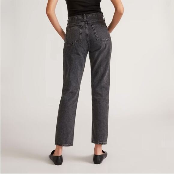 NWT Everlane The Curvy 90’s Cheeky Straight Jeans Washed Black Sz 31 - Picture 9 of 10
